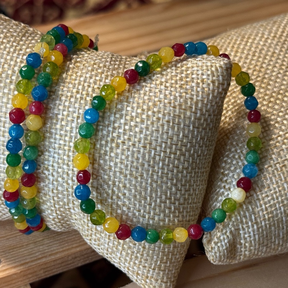 Colorful Agathe Beaded Bracelet Set